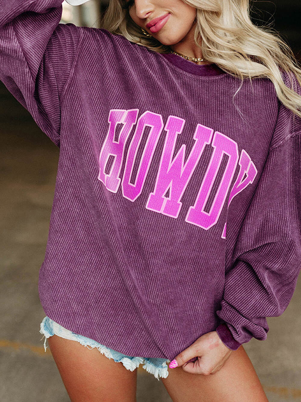Letter Print Casual Sweatshirt