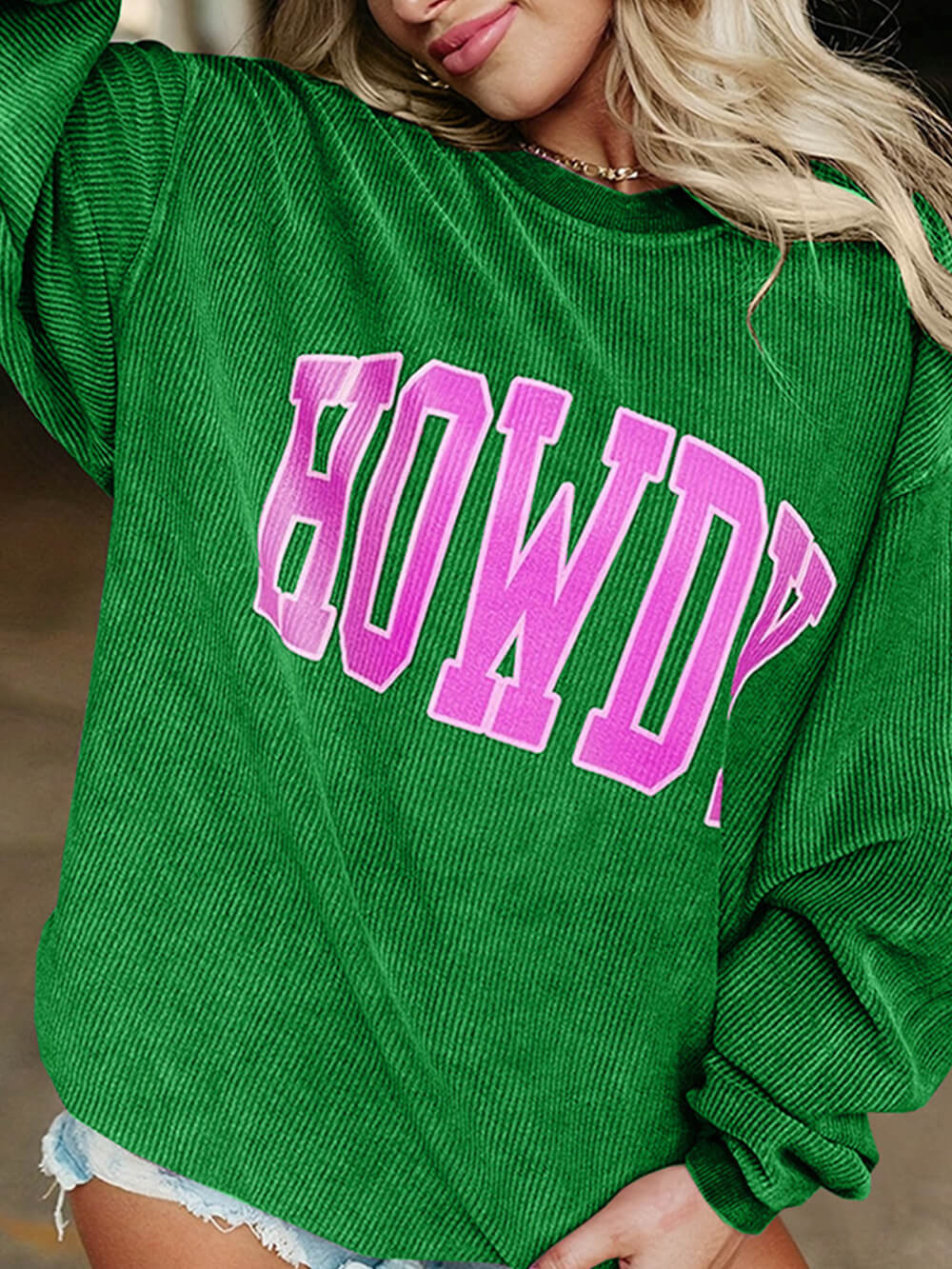 Letter Print Casual Sweatshirt