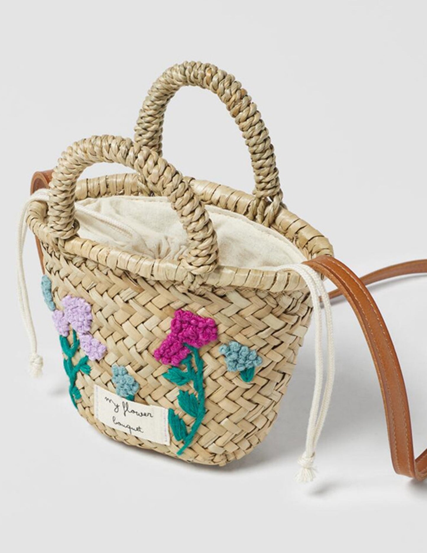 Mini Basket Messenger Bag