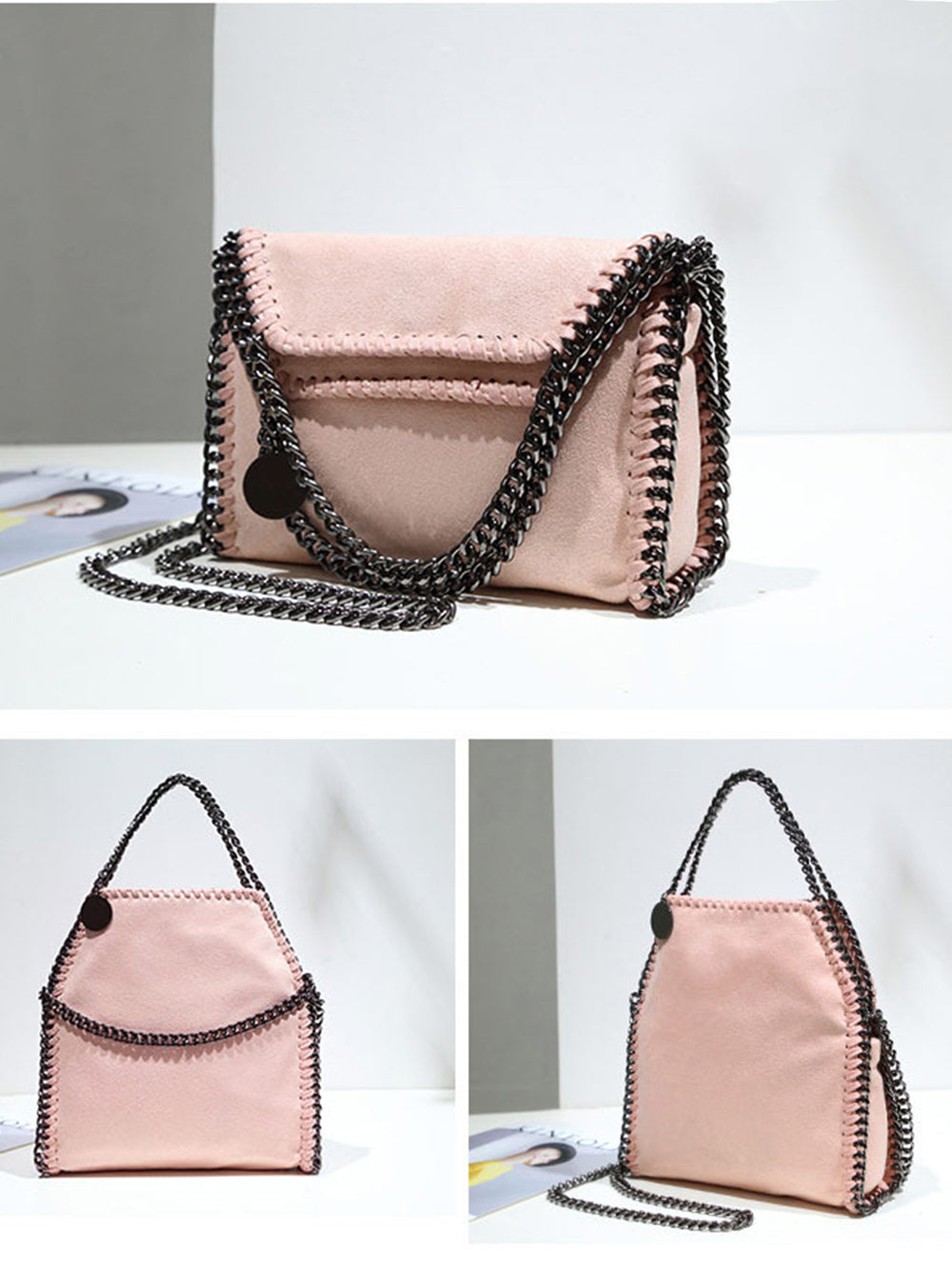 Light Falabella Tiny Tote Bag