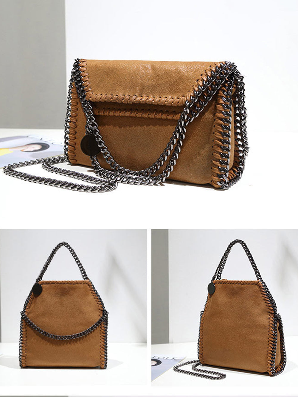 Light Falabella Tiny Tote Bag