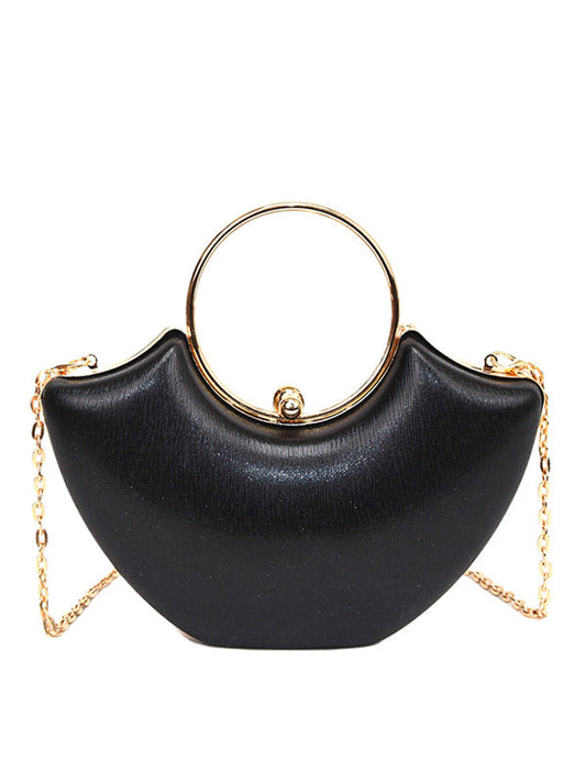 Retro Clip Light Luxury Personality Fashion Crossbody Bag